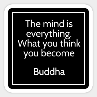 Inspirational Buddha Quote T-Shirt Sticker